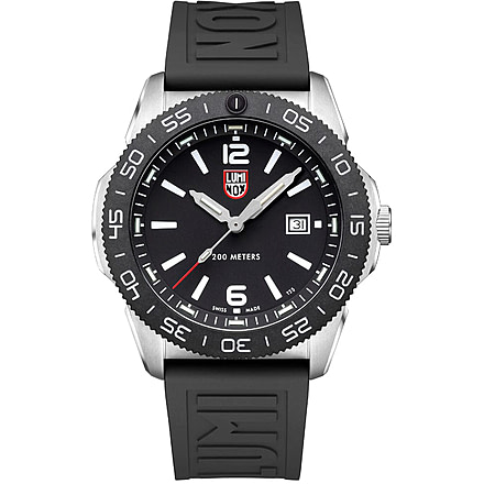 Luminox Pacific Diver Analog Watch, 44mm Case Diameter, Sapphire, CARBONOX Bezel, Black Rubber Strap, Black/White, XS31211