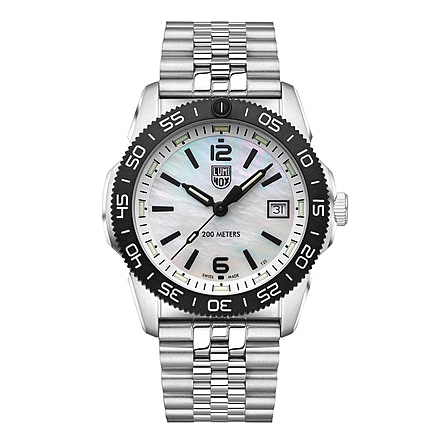 Luminox Watches Pacific Diver Ripple, Mother of Pearl, 39 mm, Dive Watch, 6885546852375