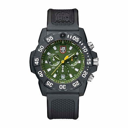 Luminox Watches Navy SEAL Chronograph, 45mm, Military Dive Watch, Green, 641388937239