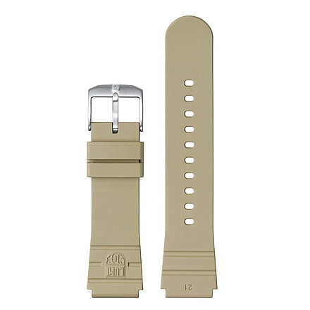 Luminox Watches Rubber Watch Strap, 21 mm, Sand, 8200498839575