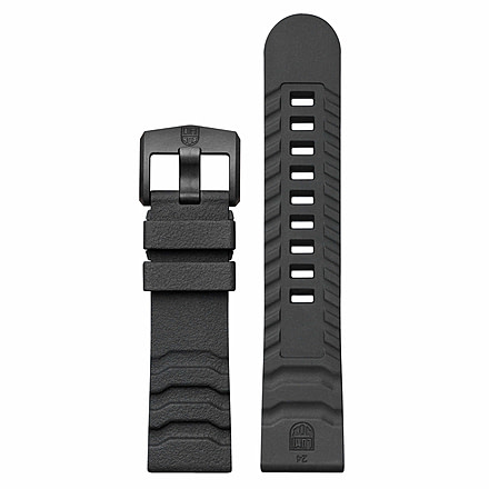 Luminox Watches Rubber Watch Strap, 24 mm, Dark Grey, rubber-watch-strap-24-mm-dark-grey