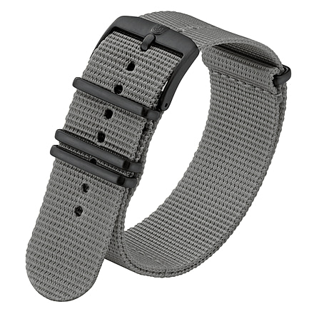 Luminox Watches Webbing Watch Strap, 22 mm, Grey, webbing-watch-strap-22-mm-grey