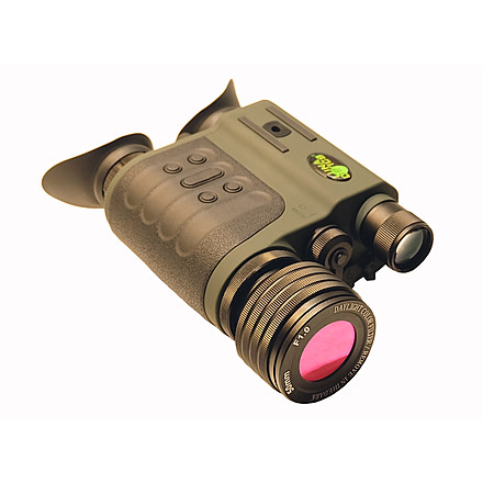 Luna Optics Digital G2 Day &amp; Night Vision Binocular, 6-30x50mm, Digital, Built-In IR Illuminator, Green/Black, LN-G2-B50