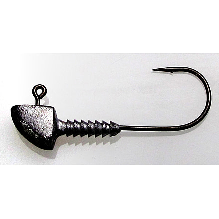 Lunker City Light Tackle Saltwater Fin-S Head with Grip 1/16 oz, 3/0 Hook, 10/Bag, 16111