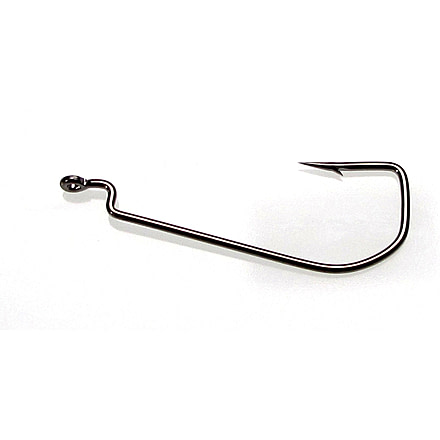 Lunker City Texposer Hook, Needle Point, 1X Long Shank Vertical Gap, Offset, Black Nickel, Size 2/0, 5 Per Bag, 151