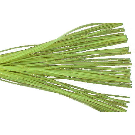 Lunker Lure Skirt, Chartreuse/Gold Flake, 3 1/2in, 3 Pack, SK2313