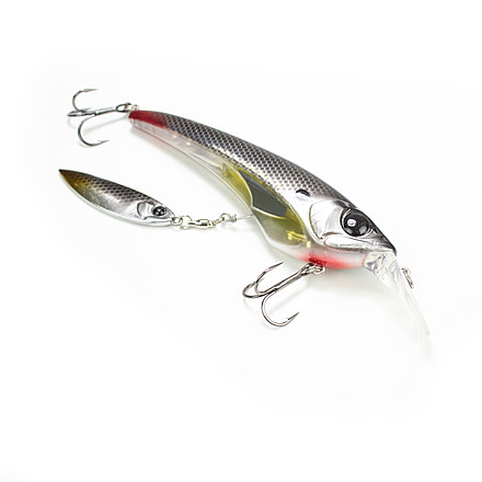 Lunkerhunt Boshi Blade Bait, Silver Side, 4.3in & 5/8 oz, UNSPJKB02