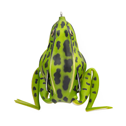 Lunkerhunt Combat Frog Bait Topwater, 1, 2.5in, Green Tea, CF08