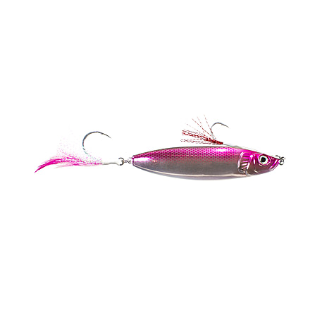 Lunkerhunt Crasher Jig, Chrome Pink, 5in &amp; 4 oz, CJ201