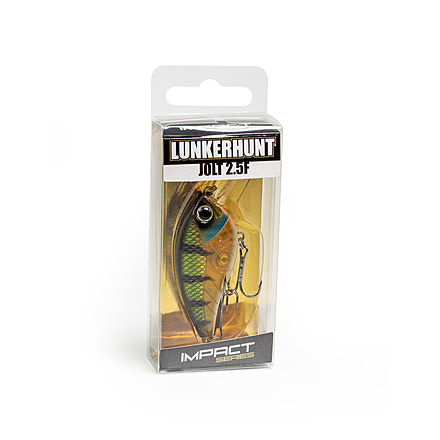 Lunkerhunt Impact Jolt 2.5F Bait, Green Back, 2.25in &amp; 1/3 oz, IMFSQ04