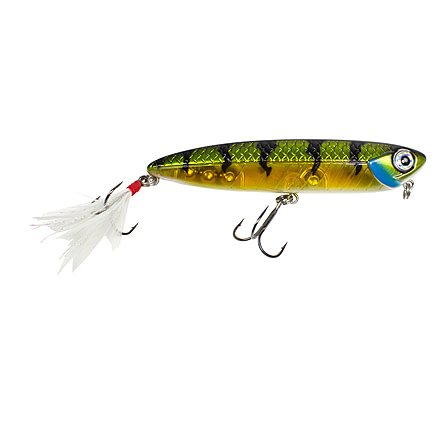 Lunkerhunt Impact Walker Bait, Green Back, 4in &amp; 1/2 oz, IMWLK04