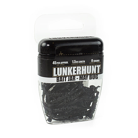 Lunkerhunt May Bug Bait Jar, Black, 1.5in &amp; 1/3 oz, HMB01
