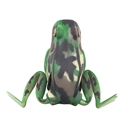 Lunkerhunt Popping Frog Bait Topwater, 1, 1.75in, Fox Trot, QPOP13