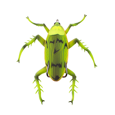 Lunkerhunt Reckless Roach Soft Bait, 1, 2in, Waterbug, HBRH03