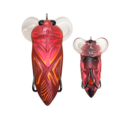 Lunkerhunt Yappa Bug Soft Bait, 1, 2.75in, Ruby, YPAB05
