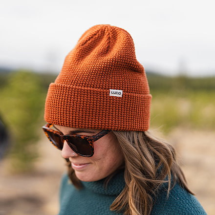 Luno Hq Waffle Knit Camp Beanie, LAP-BNE-002-R1