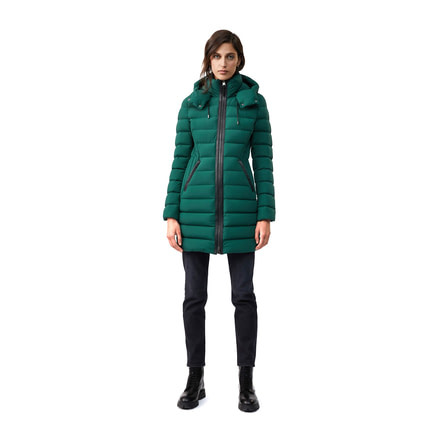 Mackage Farren Lightweight Down Coat - Womens, Green, Large, Farren-R-Green-L