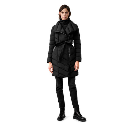 Mackage Ilena Lightweight Down Coat - Womens, Black, Extra Large, Ilena-Black-XL