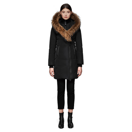Mackage Kay - Womens Down Winter Coat, Black, XXS, KAY-BLACK-XXS