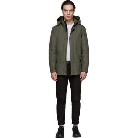 Mackage Shawn Urban Rain Jacket - Men's, Army, Medium, Shawn-Army-Medium