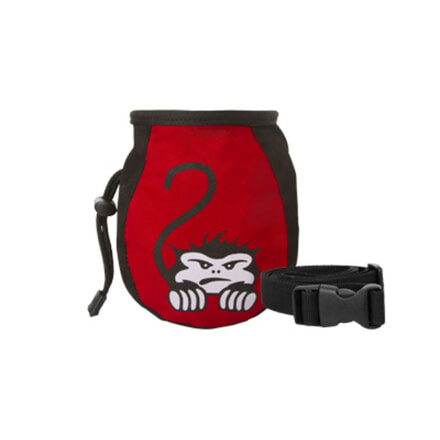 Chalk Bag - Kids -Red Crouching Monkey