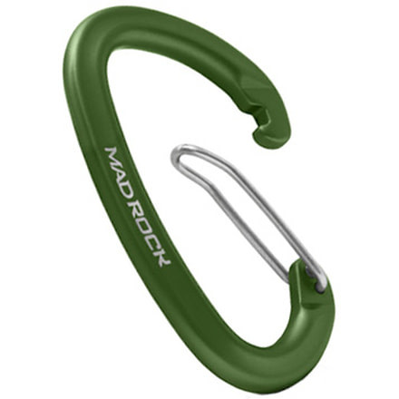 Mad Rock Hammock Carabiner, Green, 852210006460