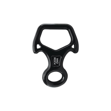 Mad Rock Rescue 8 Belay Device, Black, Small 870559020251