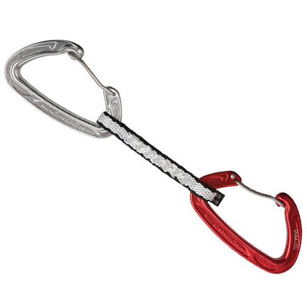 Ultralight Wire Quickdraw-Red/Silver-10 cm