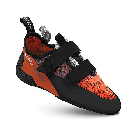 Mad Rock Weaver Climbing Shoes, Black/Orange, 9.5, 451-9.5