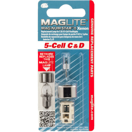 Mag Instrument 5D Mag Star Bulb for MAGLite 5-Cell C&amp;D Flashlight LMSA501