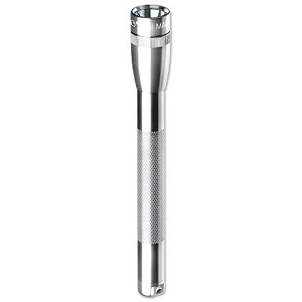 MagLite Mini 2 Cell AAA Incandescent Flashlight, Silver, Blister Pack, M3A106