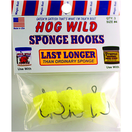 Magic Bait Hog Wild Bronze Hook, Trebl, Size 4, 3 Per Pack, 21-48
