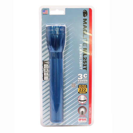 Maglite 3C Cell,Blue,Whs ML25IT-3116