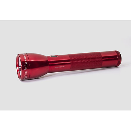 Maglite 3rd Gen 2DCell LED Flashlight,524 Lumens,Red ST23035