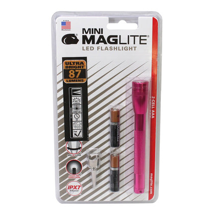 Maglite AAA Mini LED Blister Pk,NBCF Pink SP32KY6L