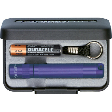 Maglite Solitaire Single AAA Flashlight, Purple, 3.25in. ML1P