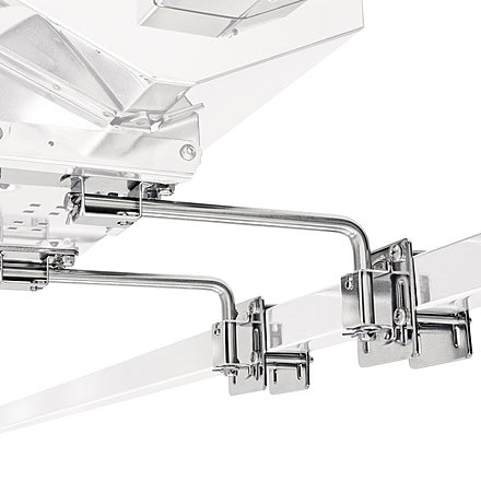 Magma Extended Dual Side -Bulkhead Or Square/Flat Rail Mount -2-1/4in, T10-640