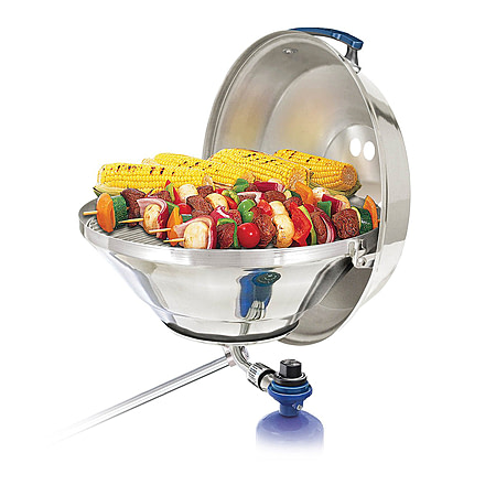 Magma Kettle 17 Party Size Gas Grill w/Hinged Lid Marine, A10-215
