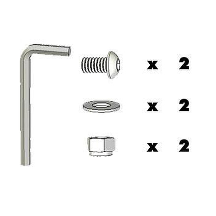 Magma Lid Hinge Fasteners W/ Wrench, Gourmet Series Gas Grills, 10-932