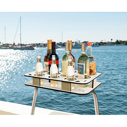 Magma Rectangle Party Table w/Dual Rail Mount, T10-537