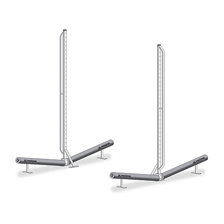 Magma Rack, two-sided-floordock-upright-rack-system