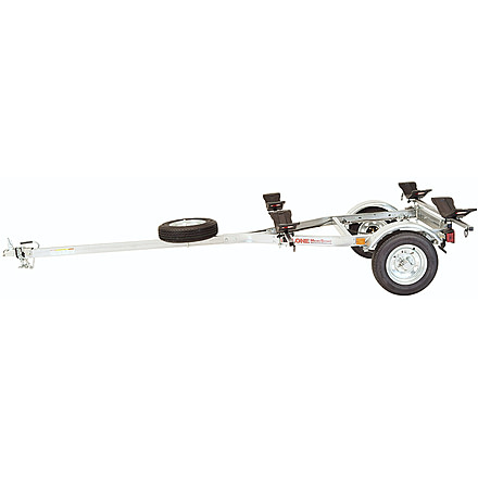 Malone Auto Racks MicroSport LowBed 2 Kayak Trailer Package, 2 Sets MegaWings and Spare Tire, MPG464-LBM