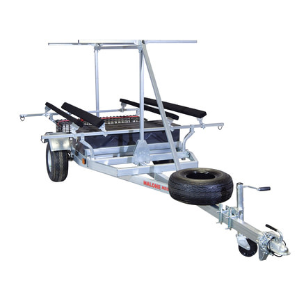 Malone Auto Racks MegaSport Package 2 Boat w/ Storage and 2nd Tier - Bunks, MPG550-TH