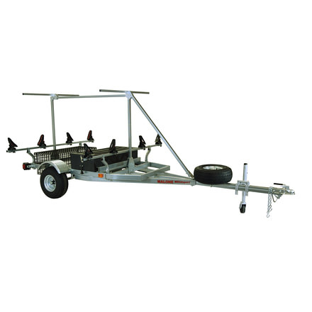 Malone Auto Racks MegaSport Package 2 Boat w/ Storage and 2nd Tier - Saddle Up Pro, MPG550-TU