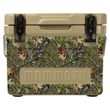Mammoth Coolers Mossy Oak Obsession Wrapped Cruiser 15 Cooler, Tan, MC15T-MO-OB-DW