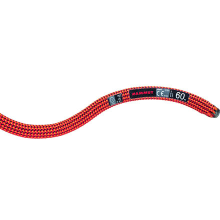 Mammut 10.2 Gravity Dry Standard Dynamic Rope, Fire-Black, 60 m, 2010-02672-11188-1060