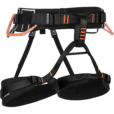 Mammut 4 Slide Harness, Black, Extra Small/Medium, 2020-01020-0001-120