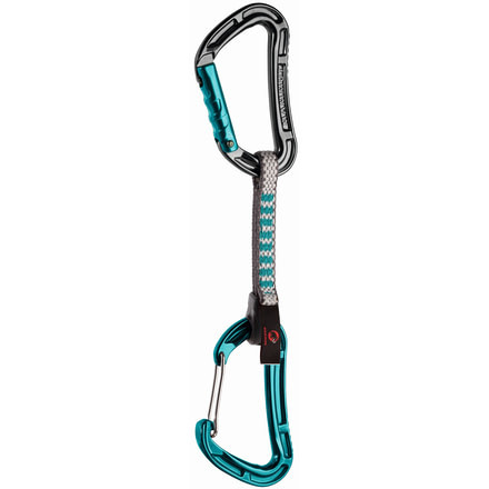 5er Pack Bionic Express Set Quickdraws-Basalt/Aqua-Straight Gate/Wire Gate-10 cm