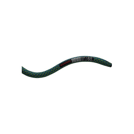 Mammut 9.3 Finesse Dry Climbing Rope-Royal/Lime Green-60 m