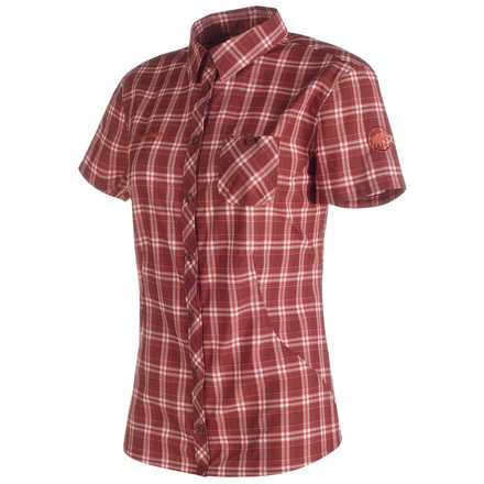 Mammut Alessandria Shirt - Women's-Maroon/Barberry-Large